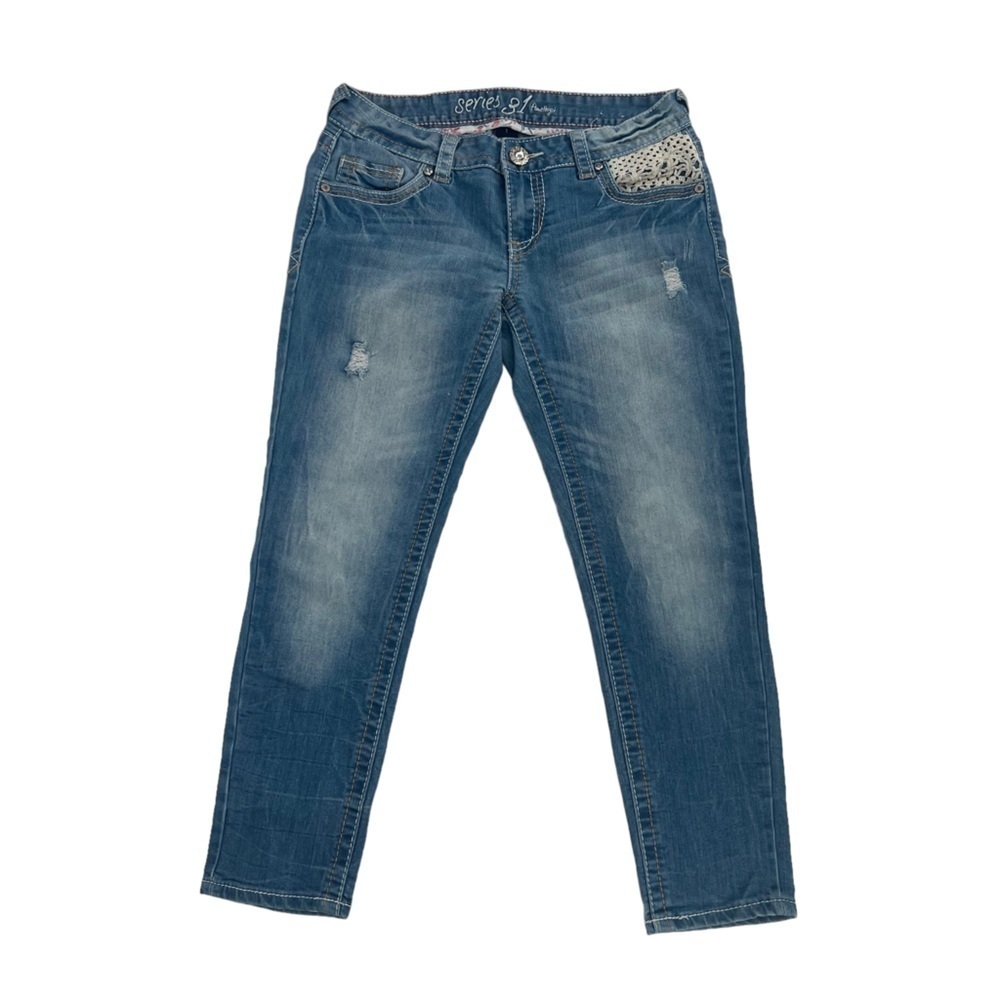 Series 31 Amethyst Distressed Crop Jeans Size 7 Women’s